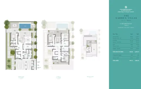 Floor plan, 4 Beds, 6,986 sq ft