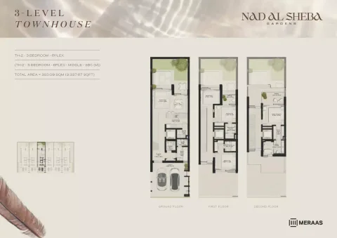 Floor plan, 3 Beds, 3,337 sq ft