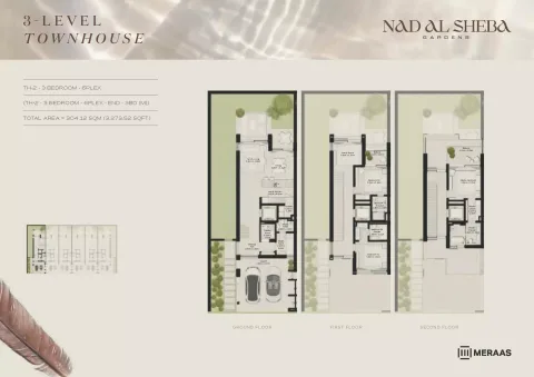 Floor plan, 3 Beds, 3,273 sq ft