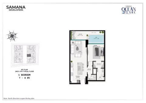 Floor plan, 1 Bed, 0 sq ft