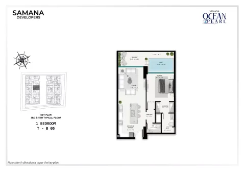 Floor plan, 1 Bed, 0 sq ft