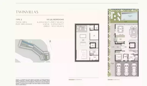 Floor plan, 6 Beds, 6,433 sq ft
