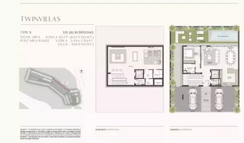 Floor plan, 6 Beds, 6,921 sq ft