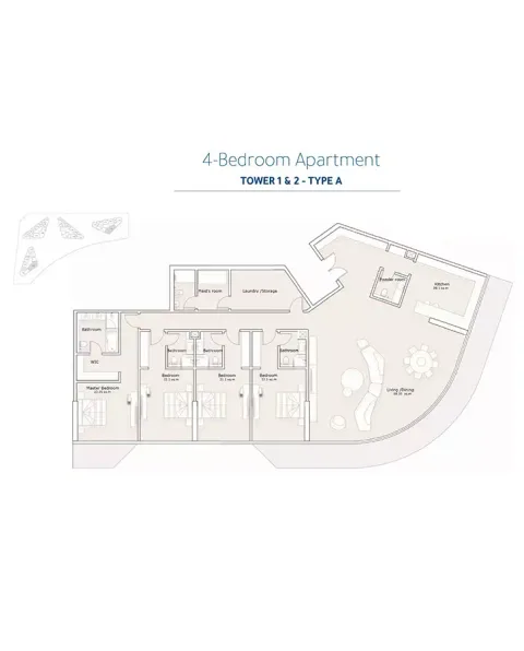 Floor plan, 4 Beds, 5,901 sq ft