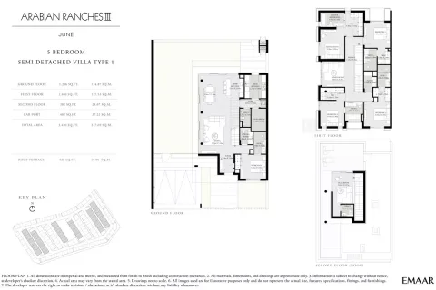 Floor plan, 5 Beds, 3,420 sq ft