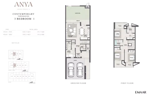 Floor plan, 3 Beds, 1,929 sq ft