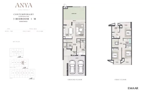 Floor plan, 3 Beds, 1,929 sq ft