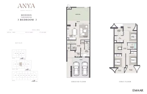 Floor plan, 3 Beds, 1,912 sq ft
