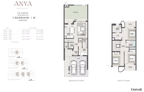 Floor plan, 3 Beds, 1,990 sq ft