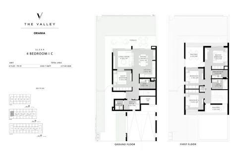 Floor plan, 4 Beds, 2,344 sq ft