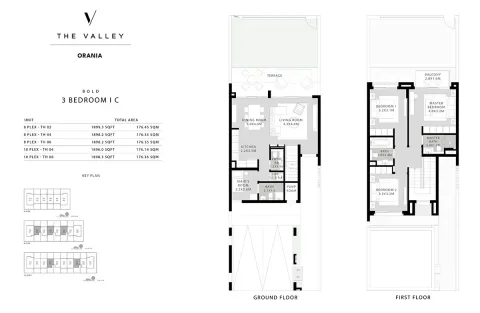 Floor plan, 3 Beds, 1,899 sq ft