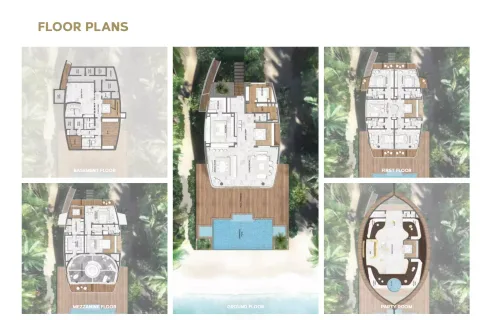 Floor plan, 7 Beds, 23,000 sq ft