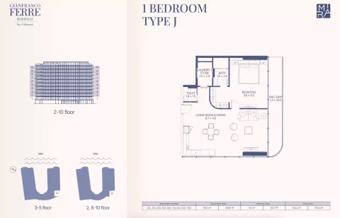 Floor plan, 1 Bed, 1,122 sq ft