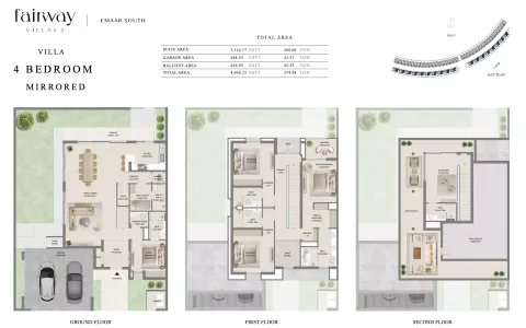 Floor plan, 4 Beds, 4,036 sq ft