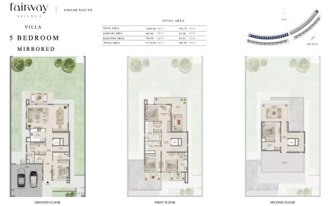 Floor plan, 5 Beds, 4,773 sq ft