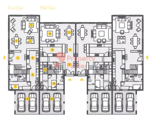Floor plan, 3 Beds, 4,154 sq ft