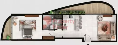 Floor plan, 1 Bed, 0 sq ft