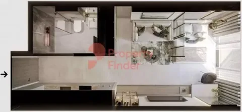 Floor plan, Studio, 0 sq ft