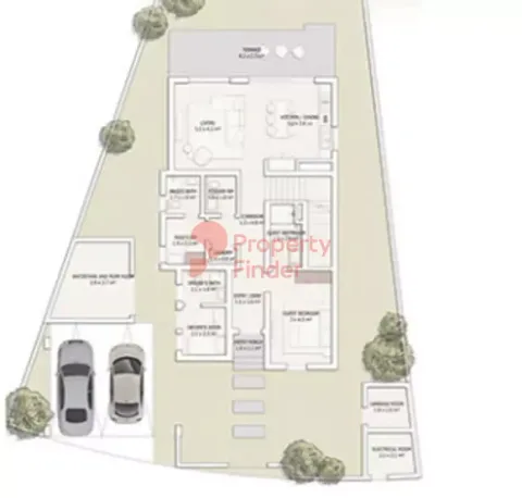 Floor plan, 4 Beds, 2,862 sq ft