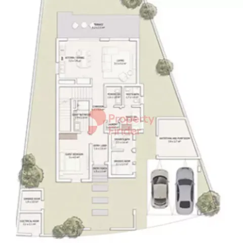 Floor plan, 4 Beds, 2,862 sq ft