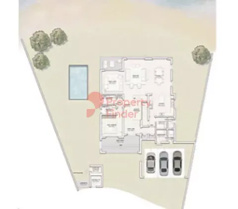 Floor plan, 5 Beds, 5,496 sq ft
