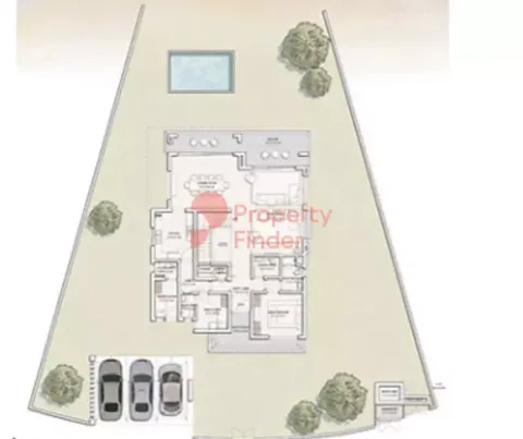 Floor plan, 6 Beds, 4,873 sq ft