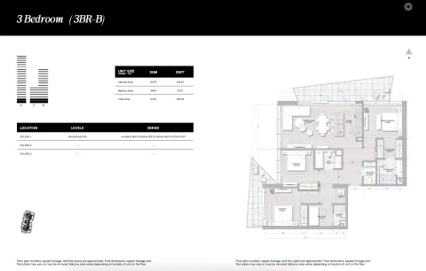 Floor plan, 3 Beds, 1,743 sq ft