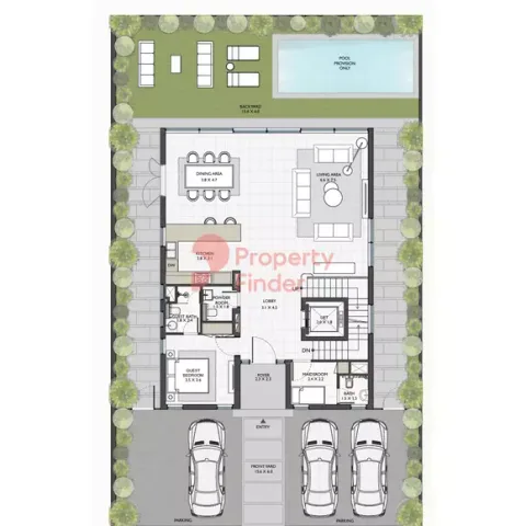 Floor plan, 6 Beds, 8,034 sq ft