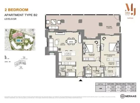 Floor plan, 2 Beds, 1,786 sq ft