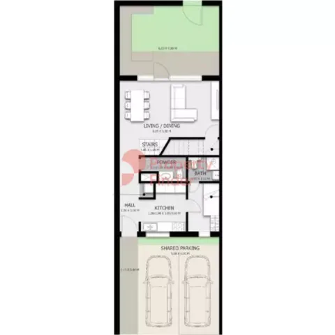 Floor plan, 3 Beds, 1,819 sq ft