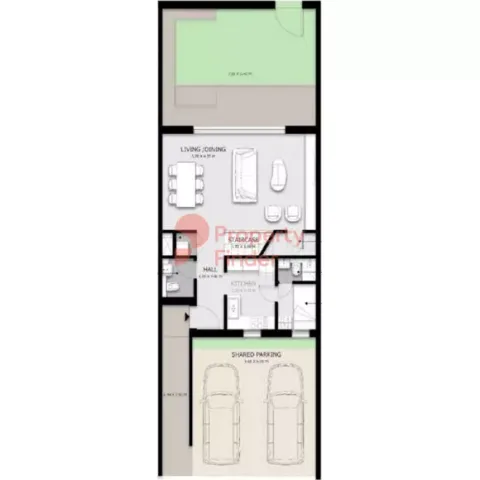 Floor plan, 3 Beds, 2,056 sq ft