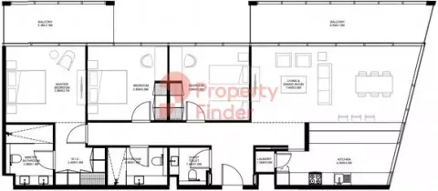 Floor plan, 3 Beds, 1,746 sq ft