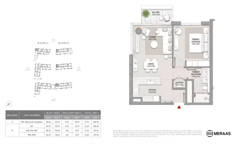 Floor plan, 1 Bed, 787 sq ft