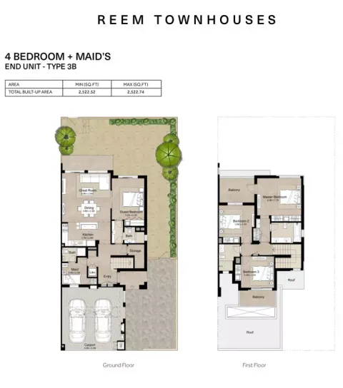 Floor plan, 4 Beds, 2,522 sq ft