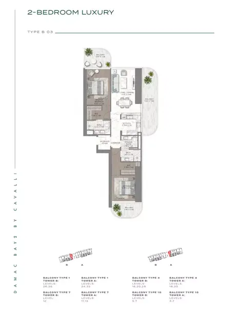 Floor plan, 2 Beds, 0 sq ft