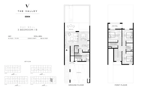 Floor plan, 3 Beds, 2,028 sq ft
