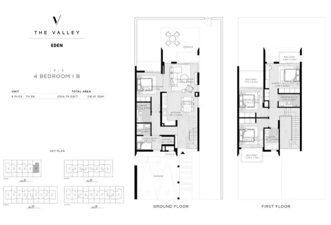 Floor plan, 4 Beds, 2,334 sq ft