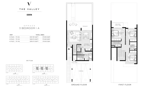 Floor plan, 3 Beds, 1,937 sq ft