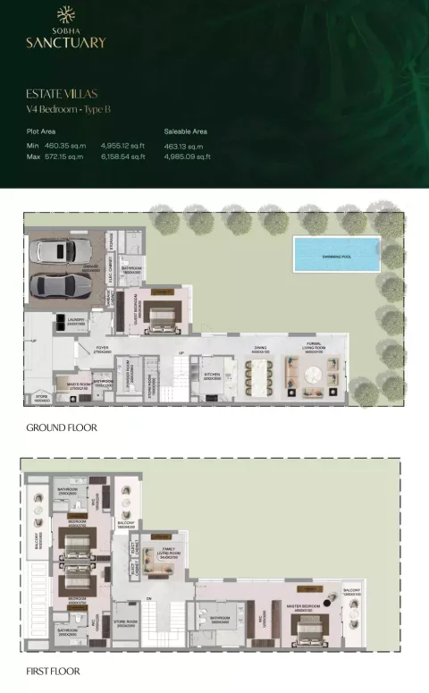 Floor plan, 4 Beds, 4,985 sq ft