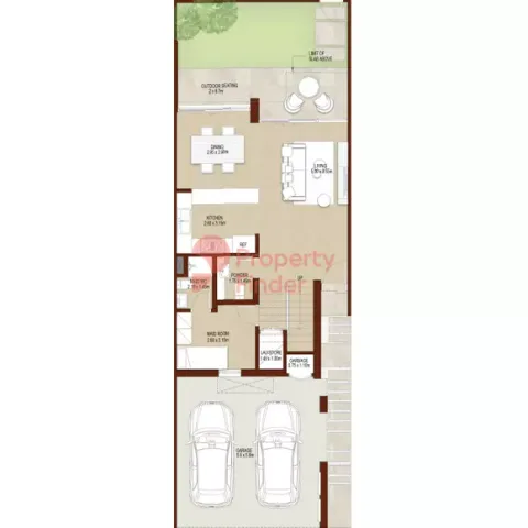 Floor plan, 3 Beds, 1,946 sq ft