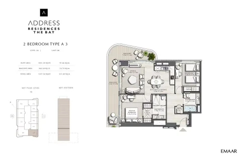Floor plan, 2 Beds, 1,317 sq ft