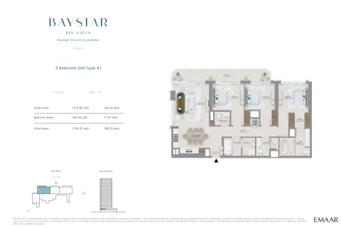 Floor plan, 3 Beds, 1,704 sq ft