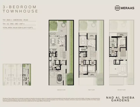 Floor plan, 3 Beds, 3,291 sq ft