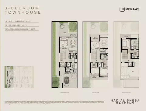 Floor plan, 3 Beds, 3,291 sq ft