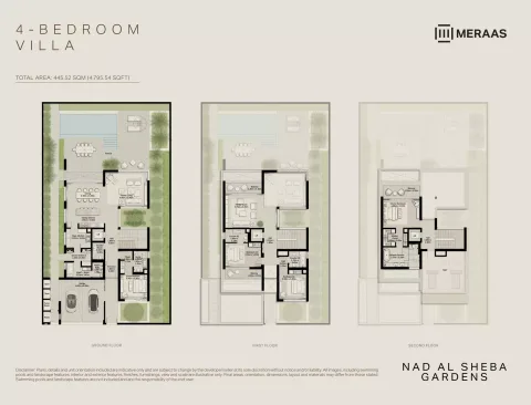 Floor plan, 4 Beds, 4,795 sq ft