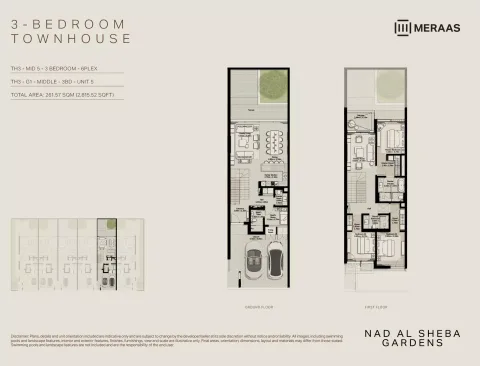 Floor plan, 3 Beds, 2,815 sq ft