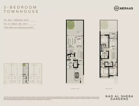Floor plan, 3 Beds, 2,821 sq ft