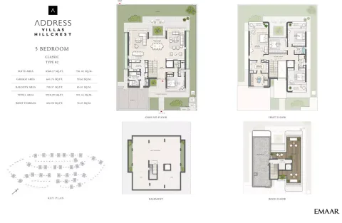 Floor plan, 5 Beds, 9,918 sq ft