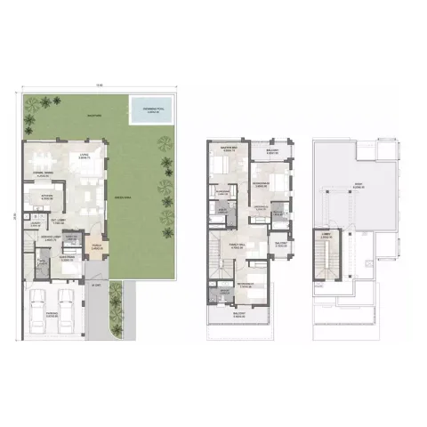 Floor plan, 3 Beds, 3,217 sq ft