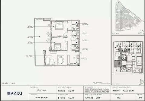 Floor plan, 2 Beds, 1,706 sq ft